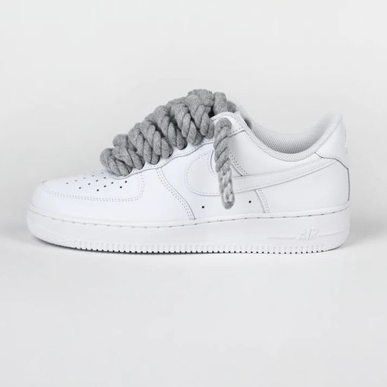 AIR FORCE 1 ROPE LACE GREY
