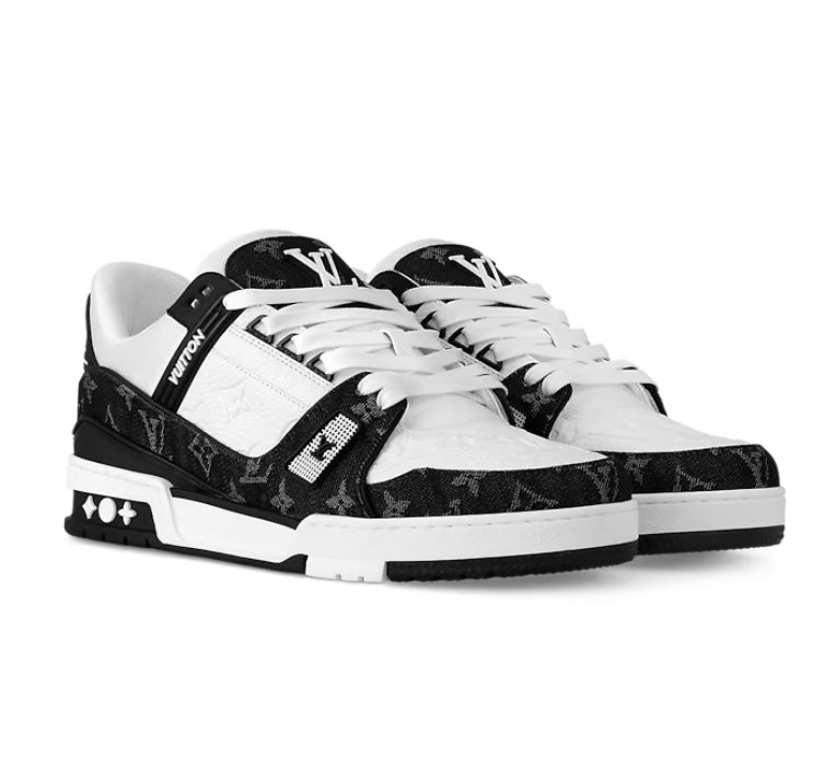 LV Denim Sneakers Black