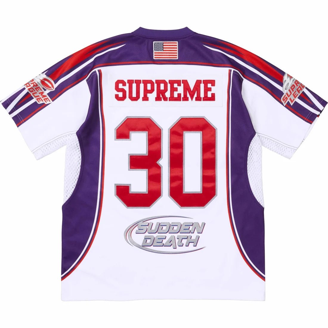 Supreme Sudden Death Jersey White