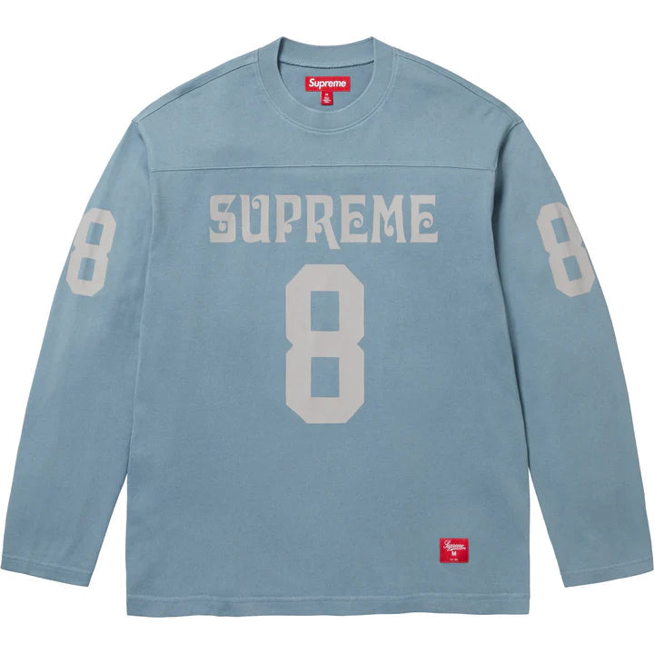SUPREME AFFILIATED L/S FOOTBALL TOP SLATE