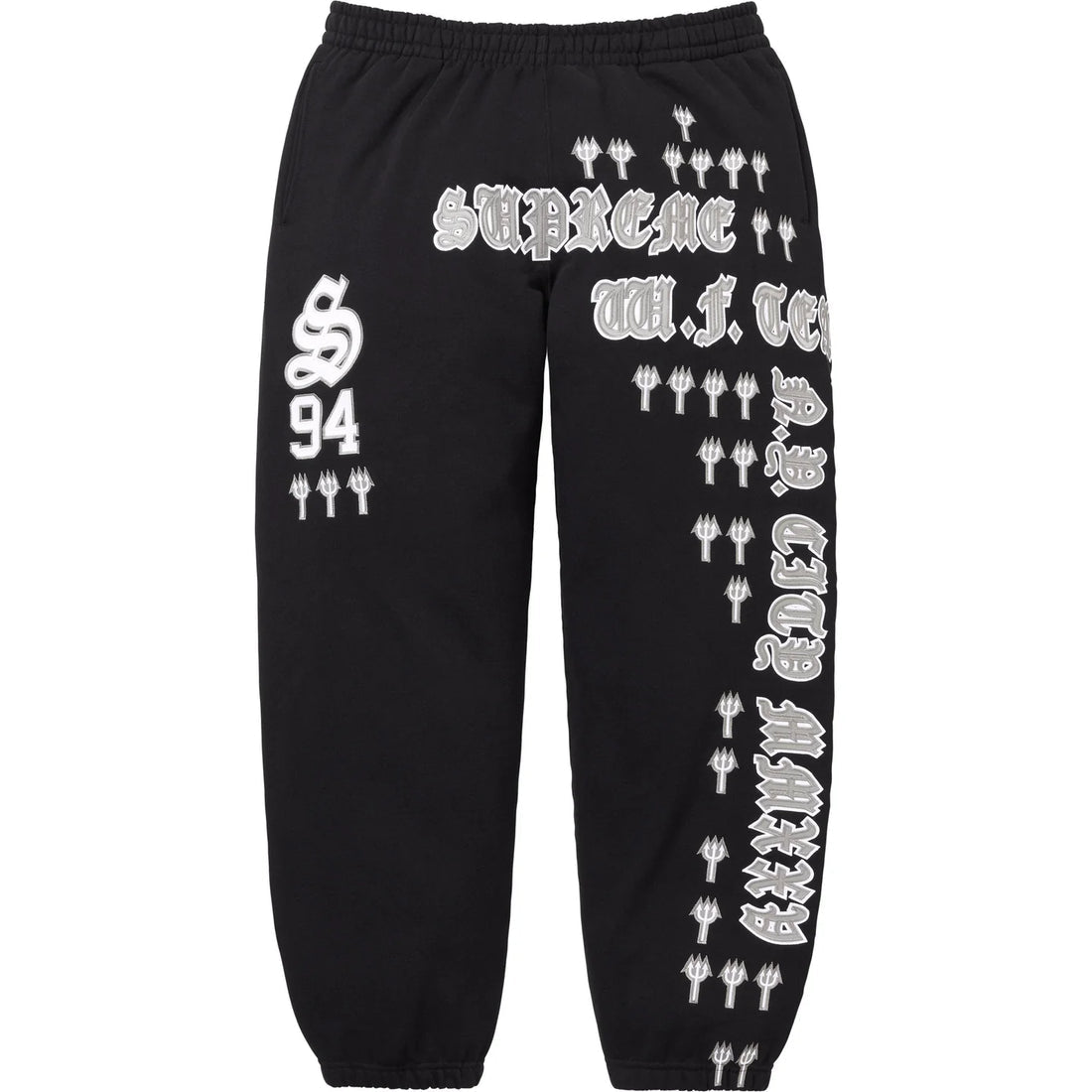SUPREME LEAGUE CHAMPS ZIP UP TRACKSUIT BLACK