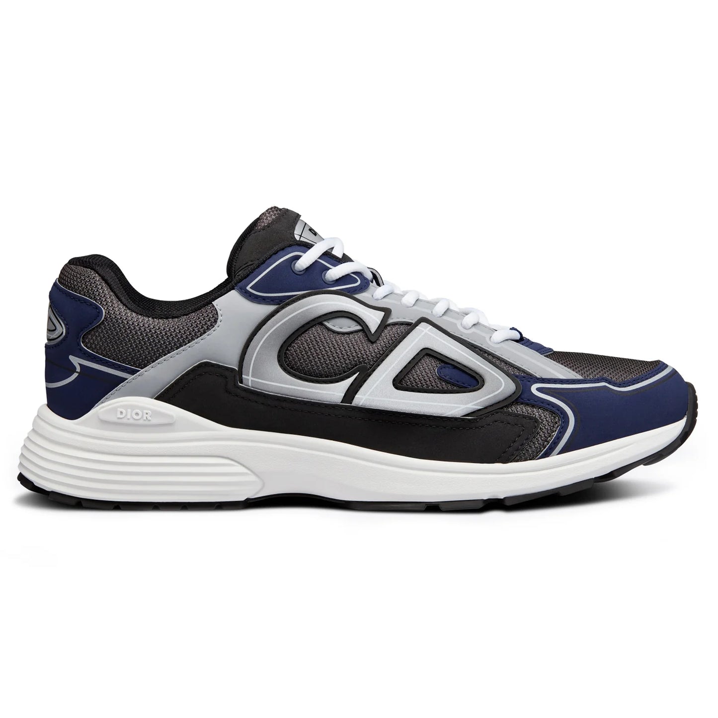 Dior B30 Sneaker
Anthracite Gray Mesh with Black, Blue and Dior Gray Technical Fabric