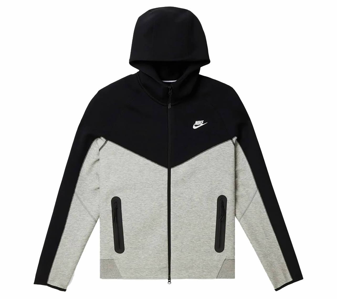 NIKE TECH FLEECE DARK GREY HEATHER / BLACK