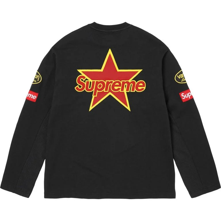 Supreme Vanson Leather L/S Top Back