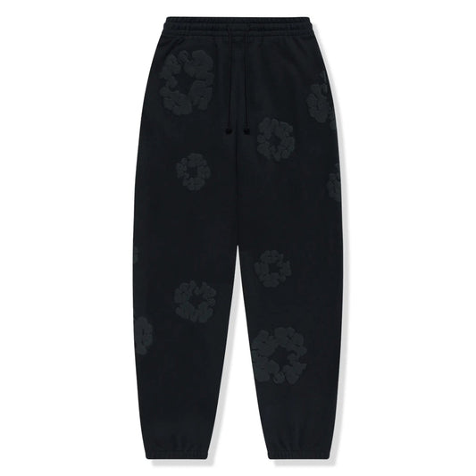 DENIM TEARS COTTON WREATH BOTTOMS BLACK MONOCHROME