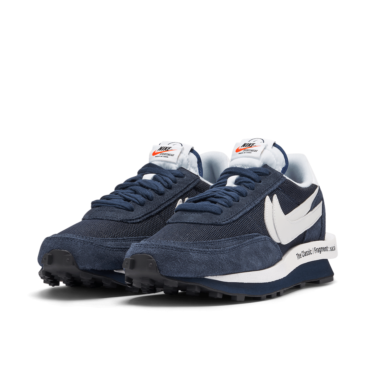 NIKE LDWAFFLE X FRAGMENT DESIGN X SACAI BLUE VOID
