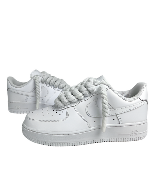 AIR FORCE 1 ROPE LACE WHITE