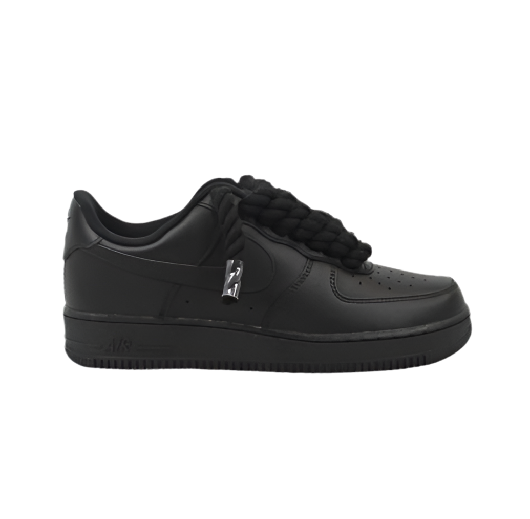 AIR FORCE 1 ROPE LACE BLACK