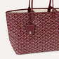 GOYARD SAINT LOUIS TOTE PM BURGENDY