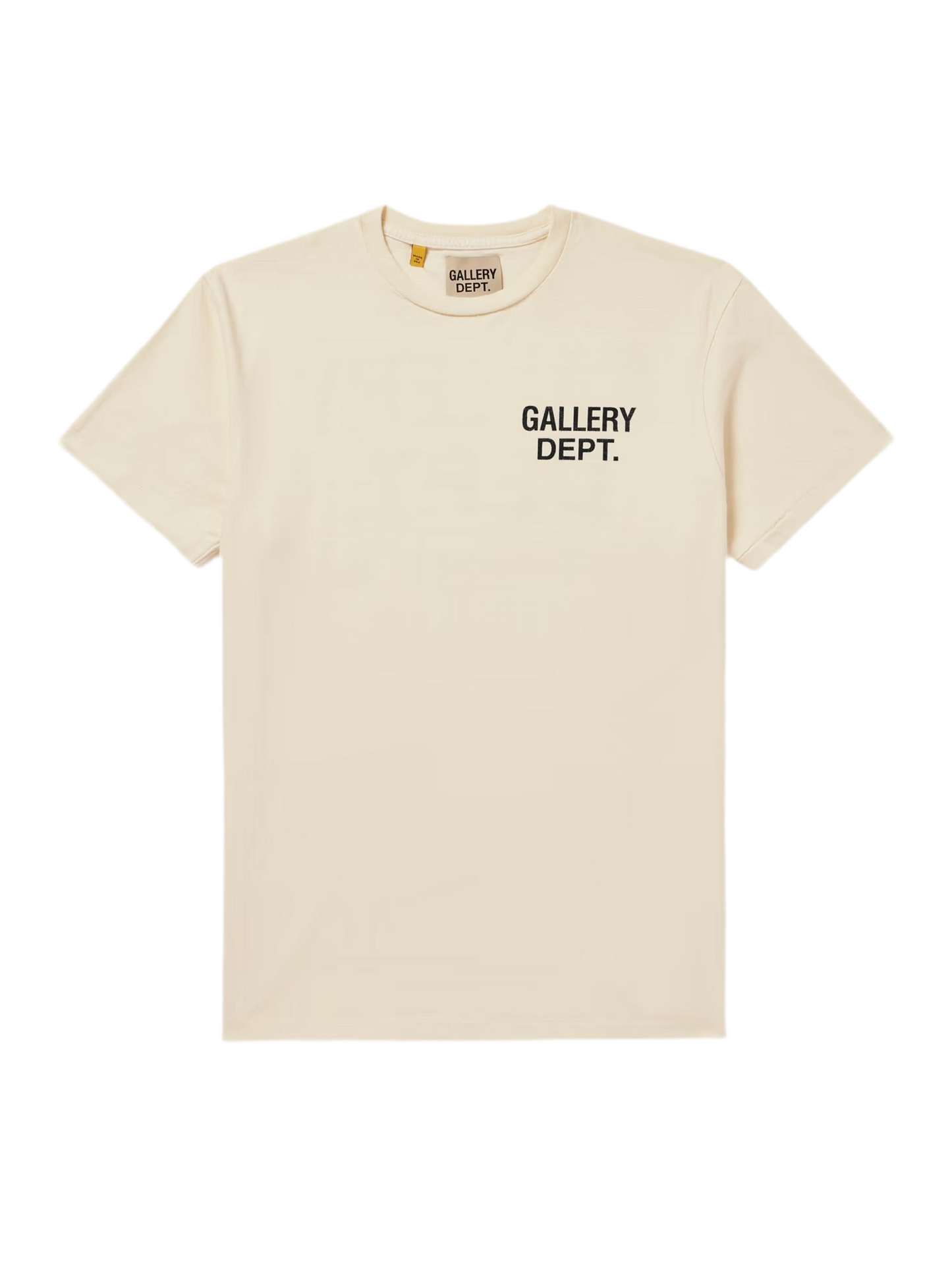 GALLERY DEPT FRENCH LOGO T-SHIRT CREAM