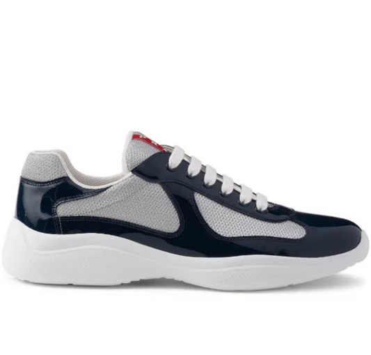 Prada America's Cup sneakers Navy Patent