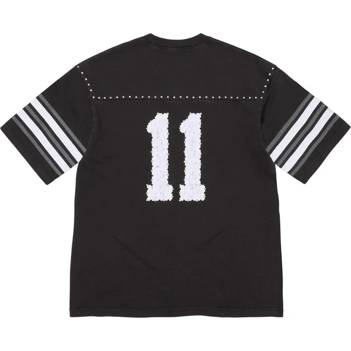 Supreme Studded S/S Football Top Black