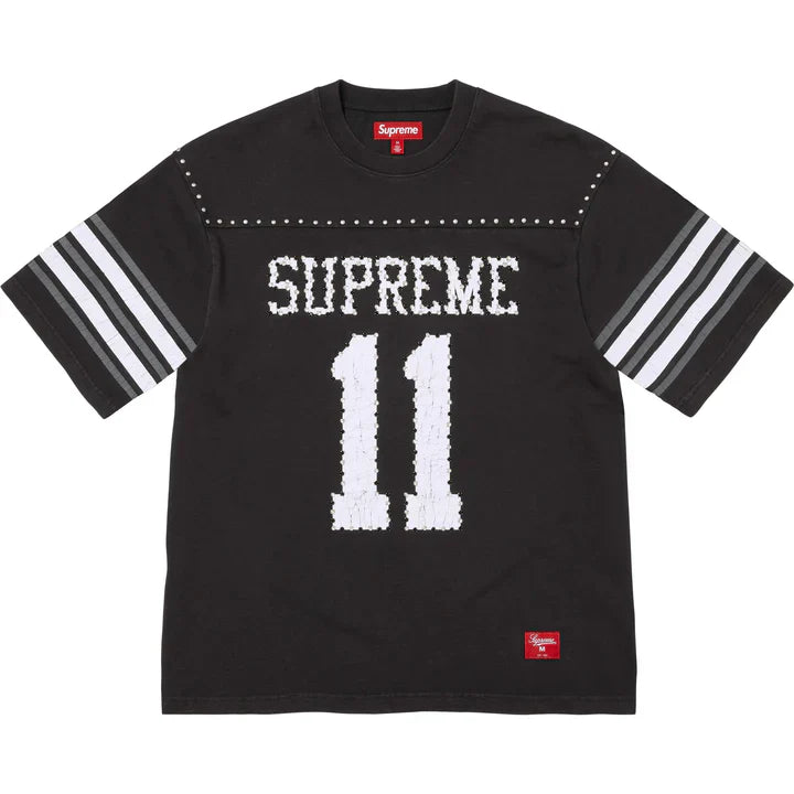 Supreme Studded S/S Football Top Black