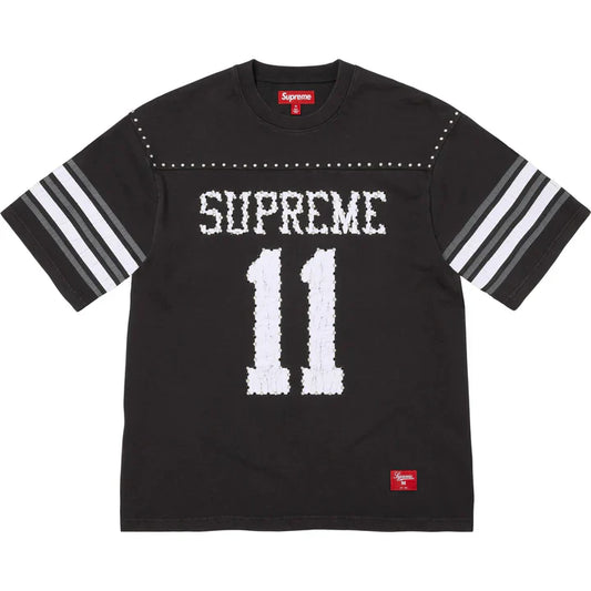 Supreme Studded S/S Football Top Black
