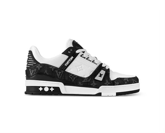 LV Denim Sneakers Black