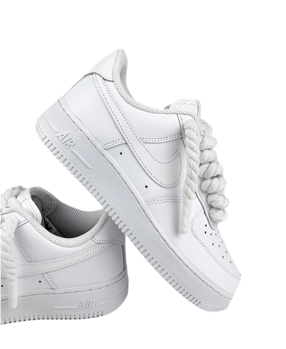 AIR FORCE 1 ROPE LACE WHITE