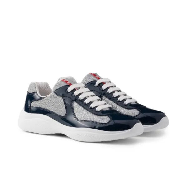 Prada America's Cup sneakers Navy Patent