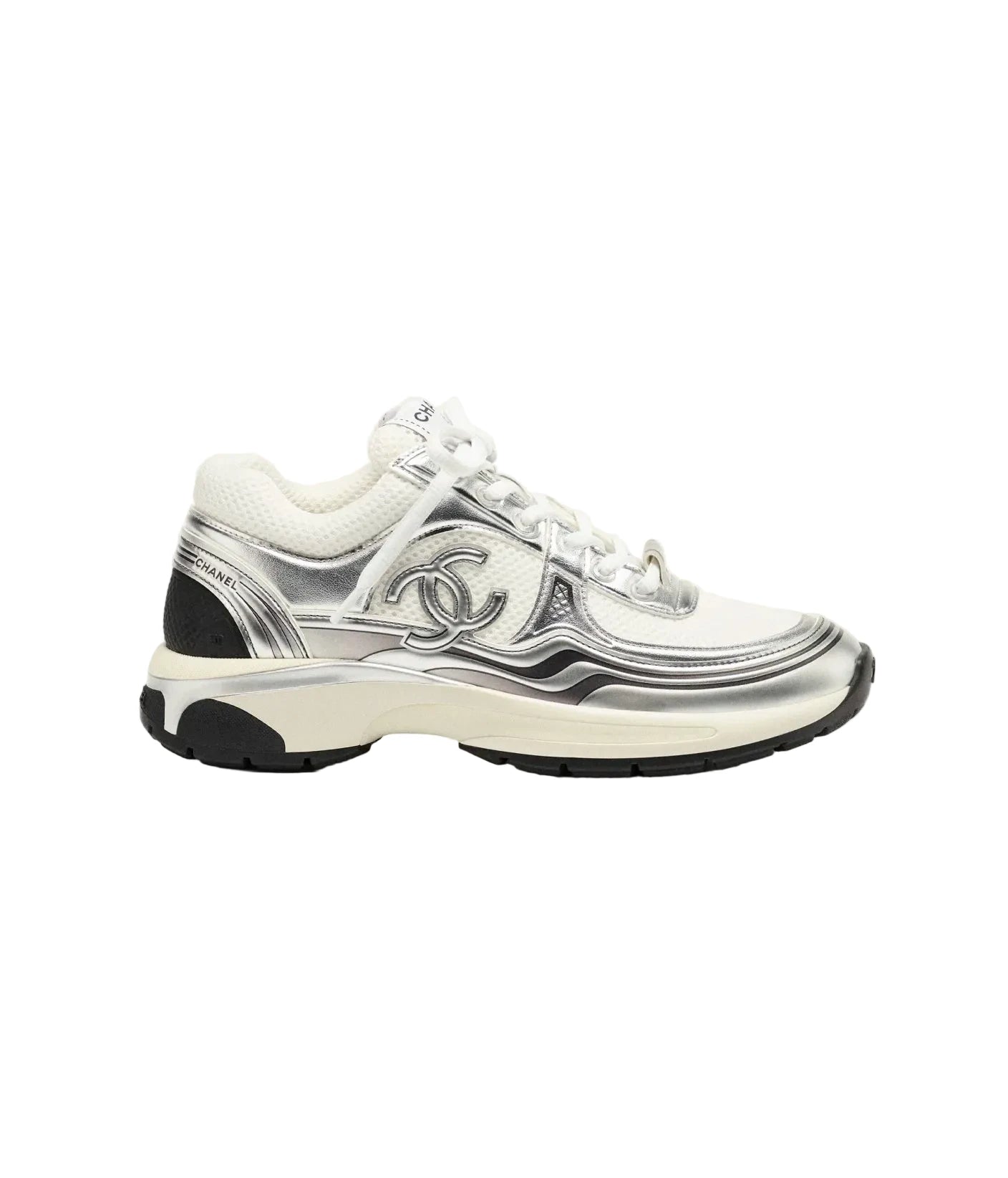 Chanel Classic sneakers White / Silver
