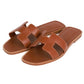 Hermes Oran Sandal Brown