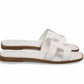 Hermes Oran sandal White