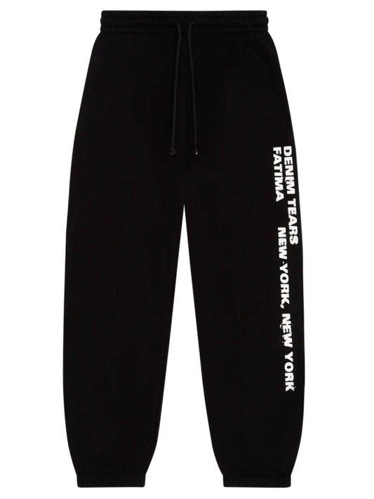 DENIM TEARS X GABRIEL MOSES JOGGERS BLACK