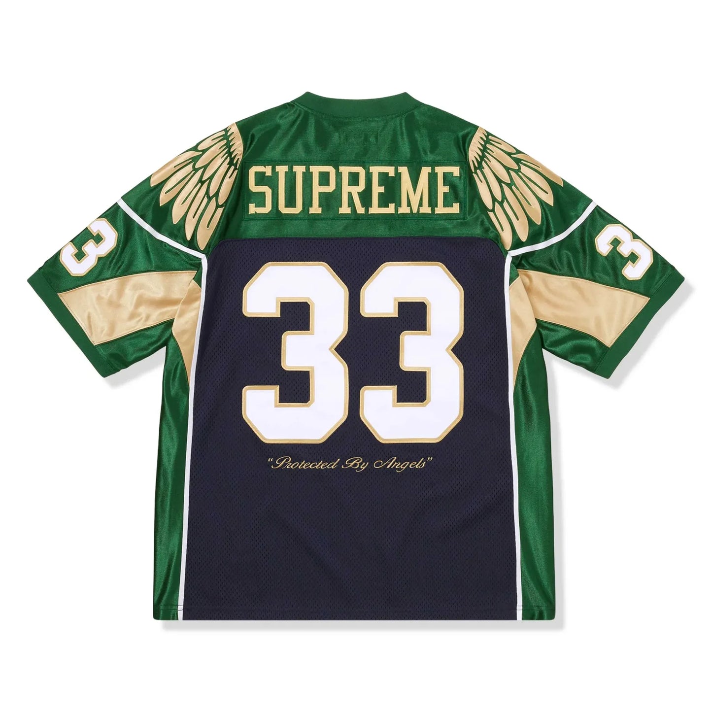 Supreme Wings football jersey navy