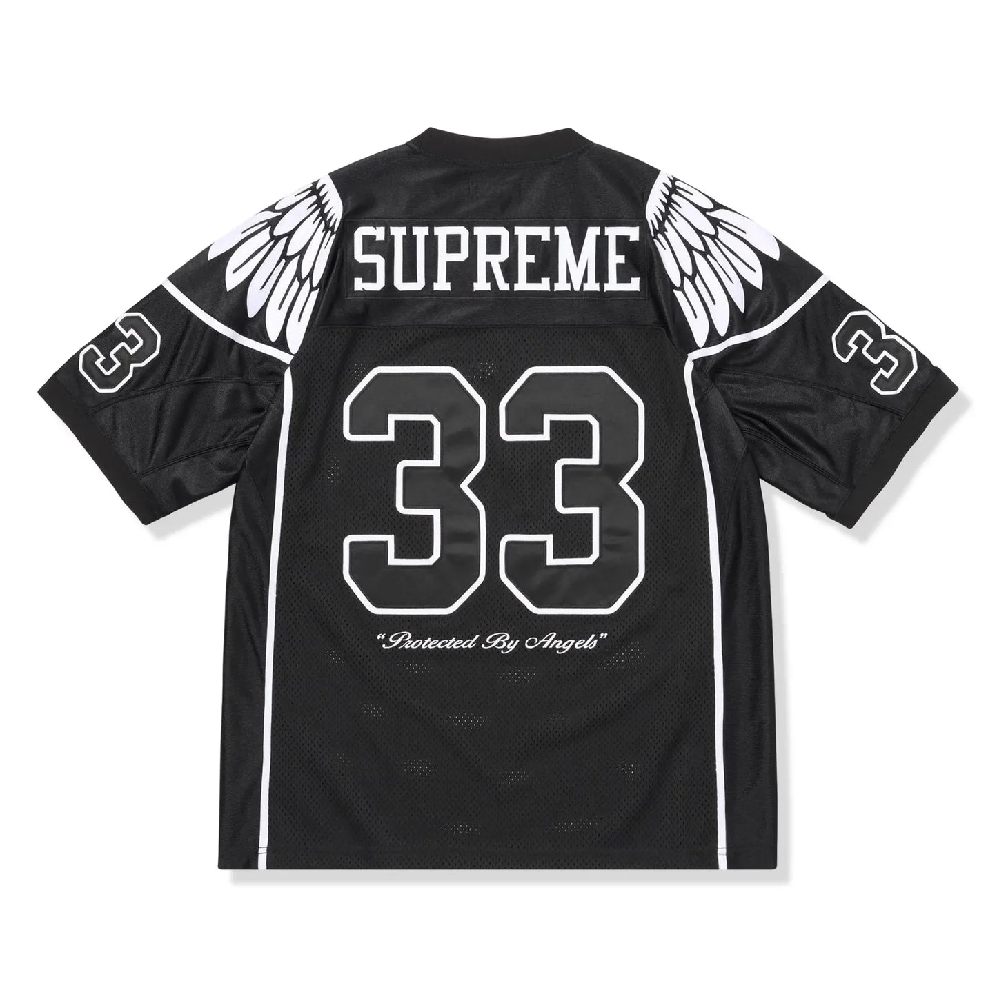 Supreme Wings football jersey black