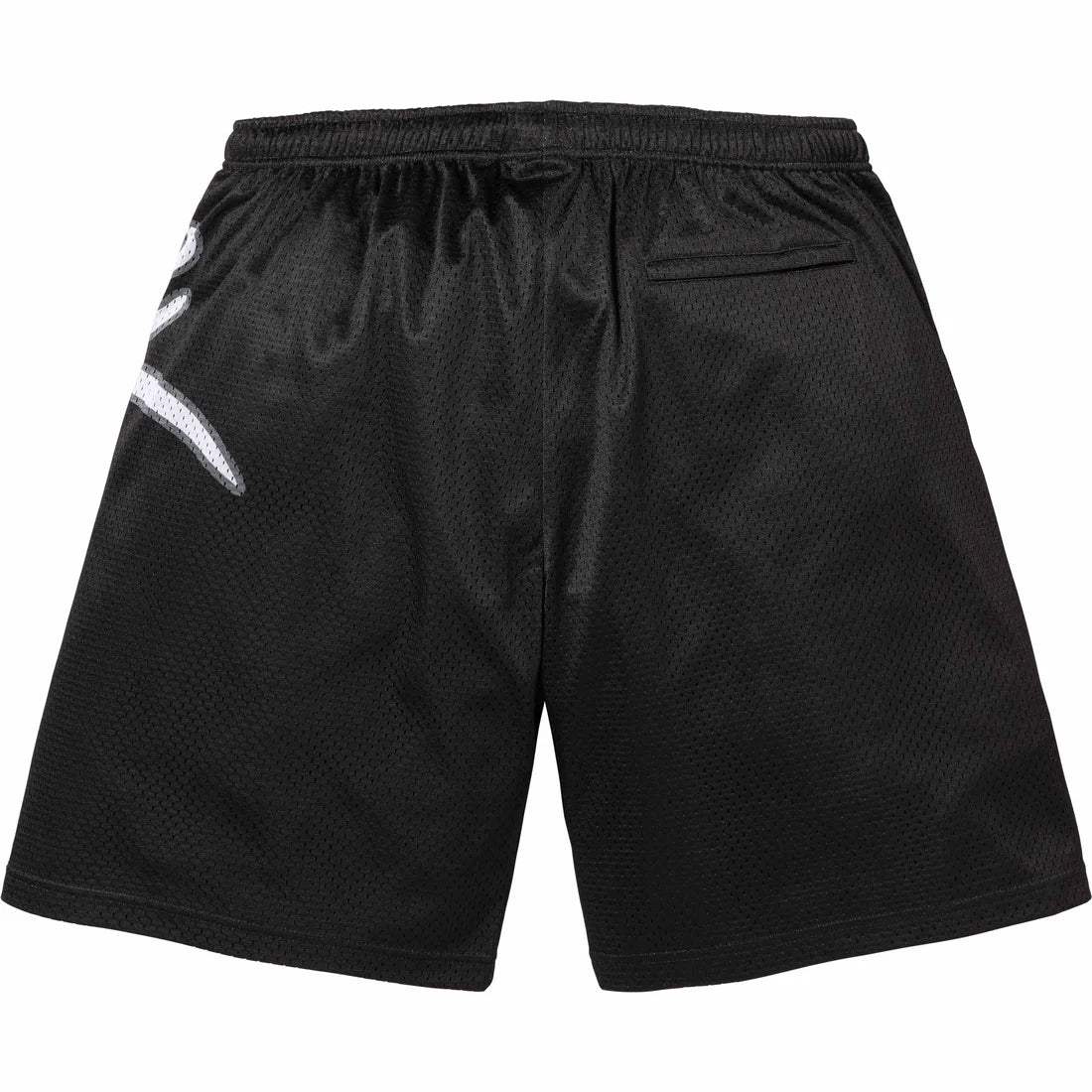 SUPREME BIG SCRIPT MESH SHORT BLACK