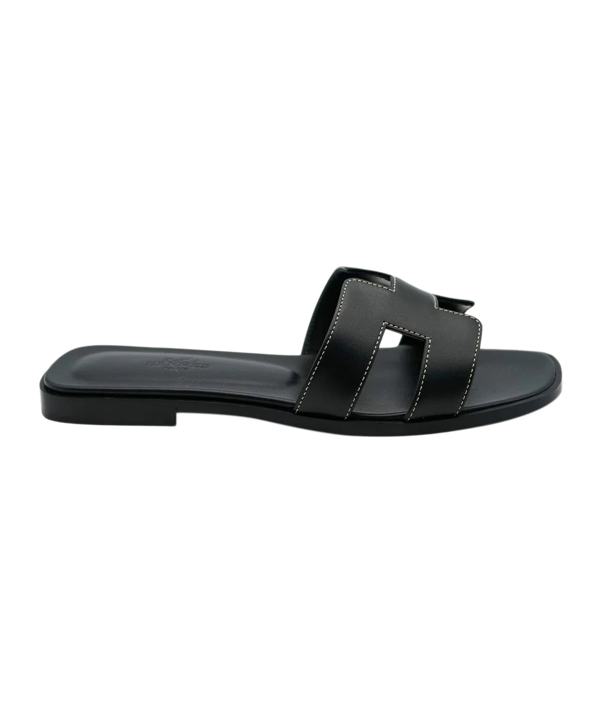 Hermes Oran Sandal Black