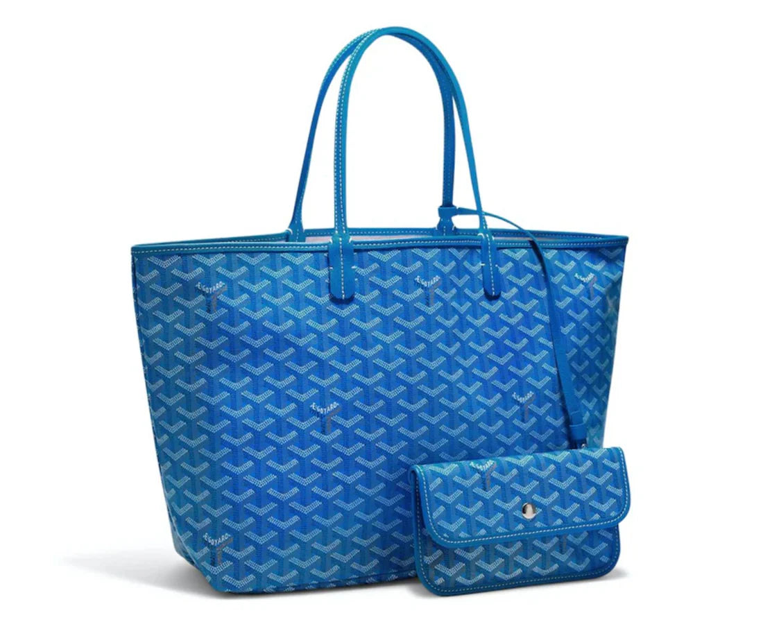 GOYARD SAINT LOUIS TOTE PM BLUE