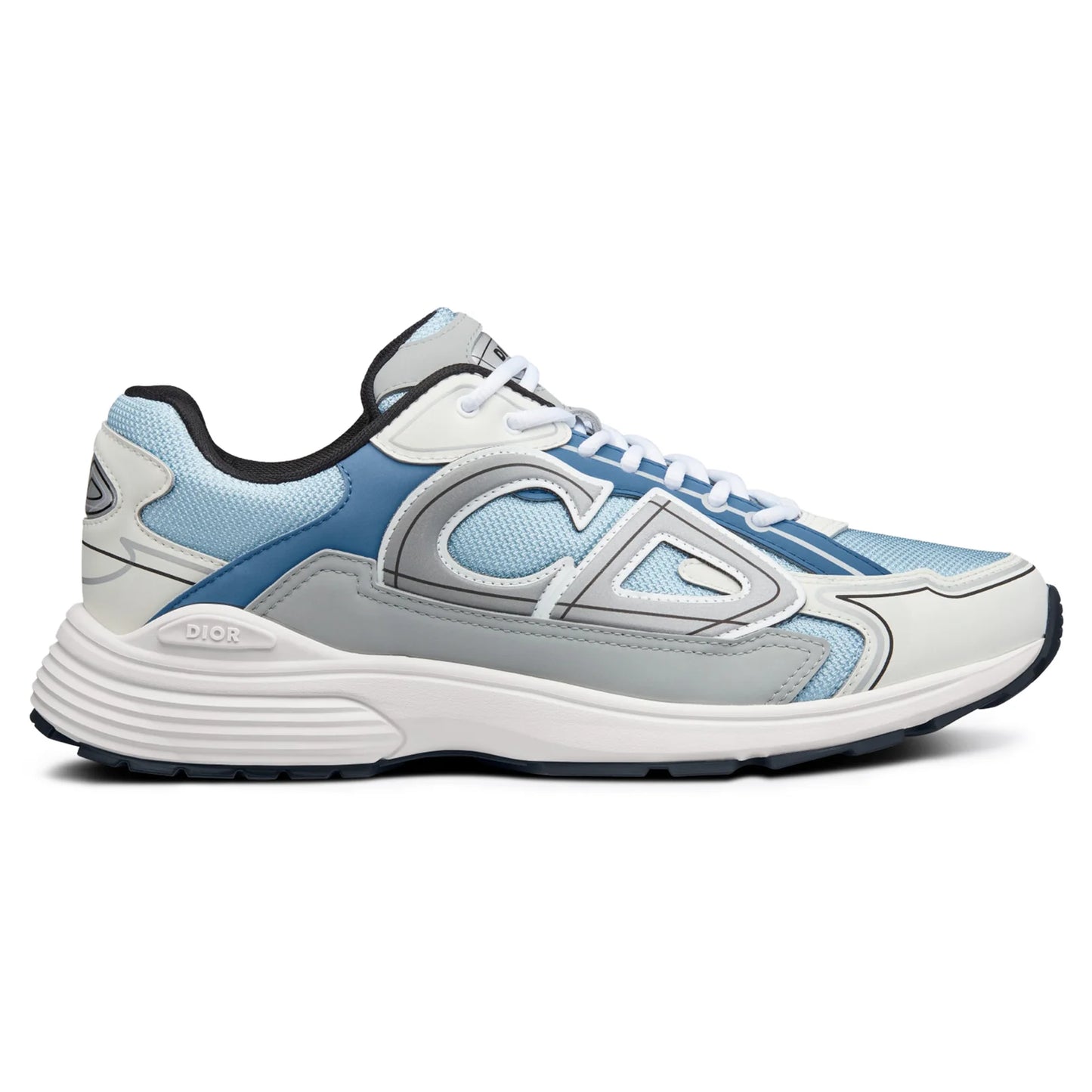 Dior B30 Sneaker Light Blue Mesh with Dior Gray, White and Blue Technical Fabric