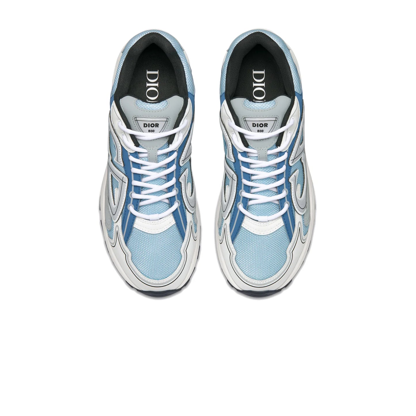 Dior B30 Sneaker Light Blue Mesh with Dior Gray, White and Blue Technical Fabric