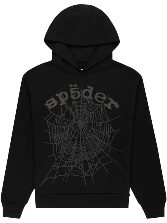 SP5DER WEB HOODIE BLACK
