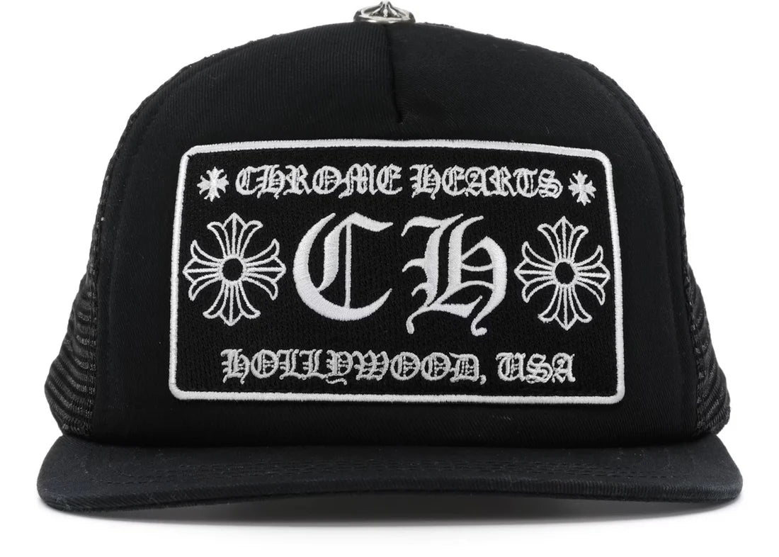 CHROME HAT London Black Trucker Cap