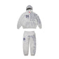 SUPREME LEAGUE CHAMPS ZIP UP TRACKSUIT GREY
