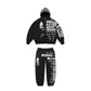 SUPREME LEAGUE CHAMPS ZIP UP TRACKSUIT BLACK