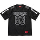 Supreme Bone Football Jersey Black