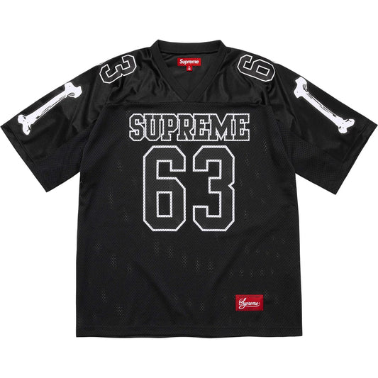 Supreme Bone Football Jersey Black