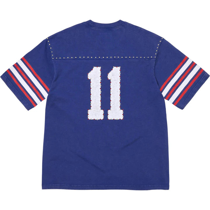 Supreme Studded S/S Football Top Blue