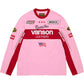 Supreme Vanson Leather L/S Top Pink
