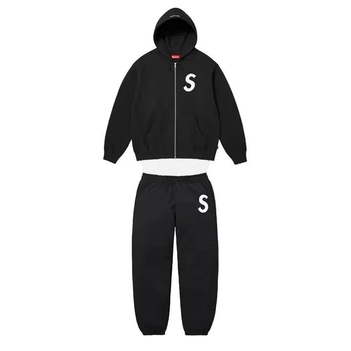Supreme S Logo Tracksuit Black