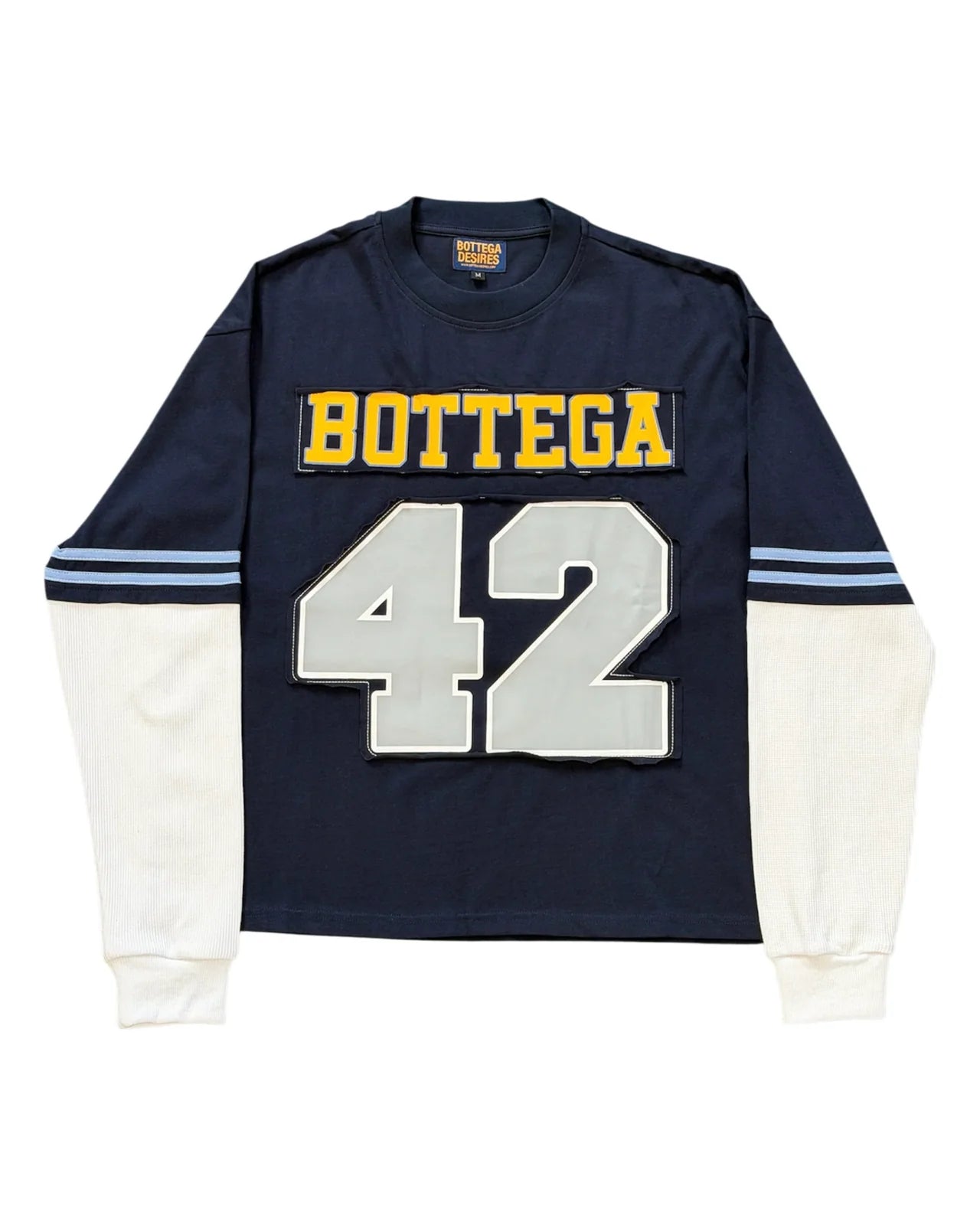 BOTTEGA DESIRES JACKIE ROBINSON LONG-SLEEVE 'NAVY'
