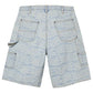 SUPREME REPEAT JACQUARD DOUBLE KNEE DENIM SHORT