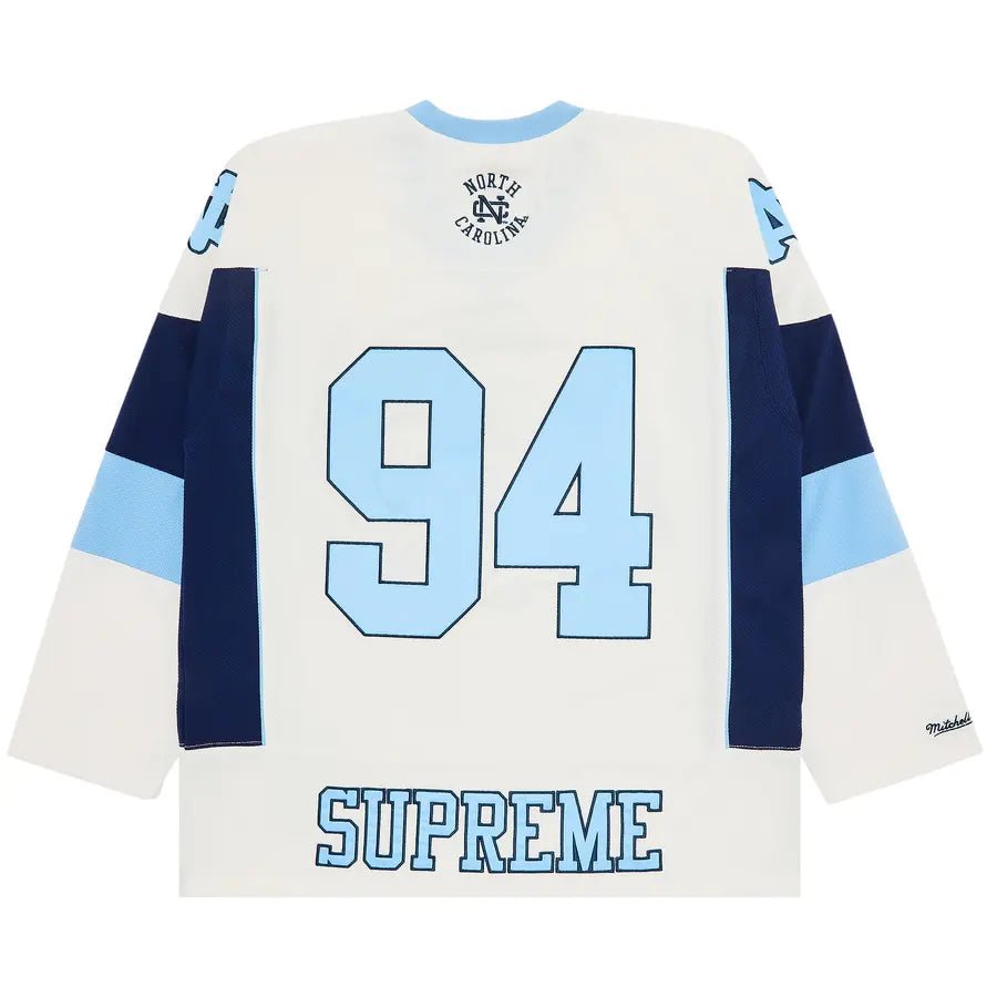 Supreme x Mitchell & Ness NCAA Hockey Jersey White