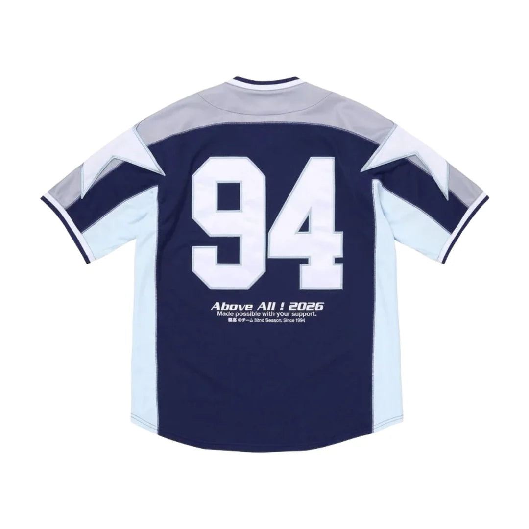 Supreme stars baseball jersey navy