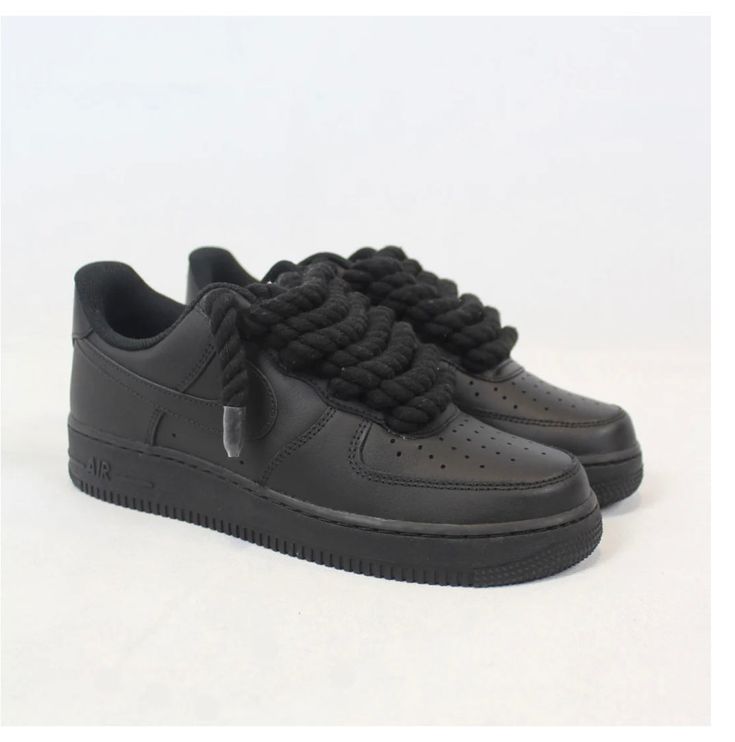 AIR FORCE 1 ROPE LACE BLACK